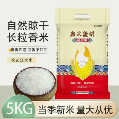 东北特产长粒香大米 50斤家庭装新米现磨现发正宗松花江大米图4