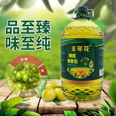 浓香橄榄调和油5升10升装植物调和油工厂批发直供图2