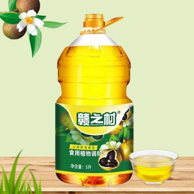 葵花籽油玉米油山茶油食用植物调和油5L家用食用油厂家直发团购批图4