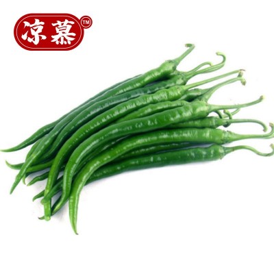 新鲜青辣椒青线椒薄皮辣椒尖椒二荆条辣椒5斤现摘蔬菜辣椒长线椒图5