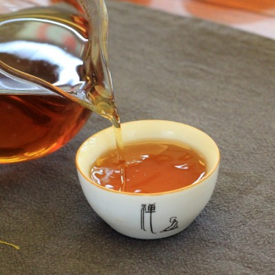 6.3两黑茶批发茶叶湖南安化黑茶煮茶义聚昌手筑金花茯砖茶318g图4