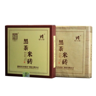 白沙溪米砖1千克湖南安化黑茶黑砖茶茶叶批发 煮茶图3