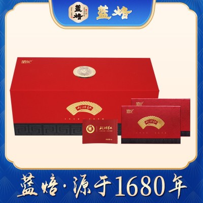 蓝焙旗舰店 利川红工夫红茶 恩施硒茶湖北特产 楚铭礼盒装192克