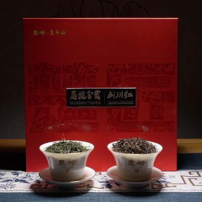 蓝焙星斗山一红一绿楚匠楚礼盒恩施玉露利川红200g荆楚工匠品牌图2