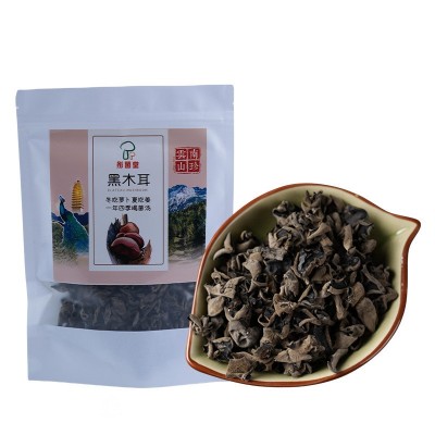 云南厂家批发黑木耳60克干货特级袋装肉厚干木耳自然晾晒家用食材图5