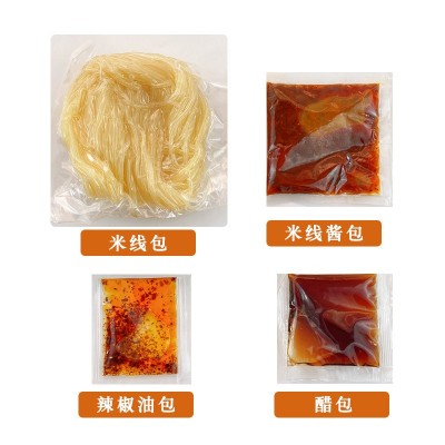 东北大妈半干米线350g三包料 方便云南速食米线正宗东北砂锅米粉图3