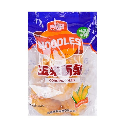 东北玉米碴条650g袋装方便速食玉米面条 面条超市食品玉米面条图5