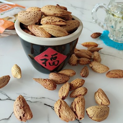 批发散装龙果巴旦木 奶香巴旦木500克 办公休闲零食新疆薄皮巴旦