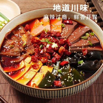 撩味厨易 毛血旺/金汤肥牛/水煮牛肉 预制菜半成品菜 懒人料理包图5