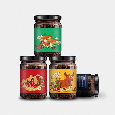 青岛香菇牛肉酱工厂拌饭拌面香辣酱辣椒酱香菇牛肉酱量大价优图4