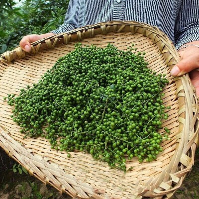 餐馆商用新鲜青花椒四川特麻特辣青花椒粒藤椒麻椒重庆江津九叶青图3