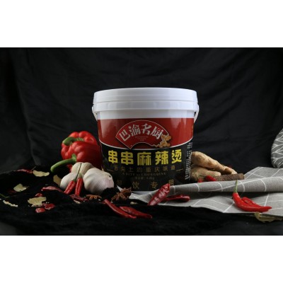 重庆巴渝名厨火锅底料串串麻辣烫调料桶装厂家直销3.6kg特惠装图4