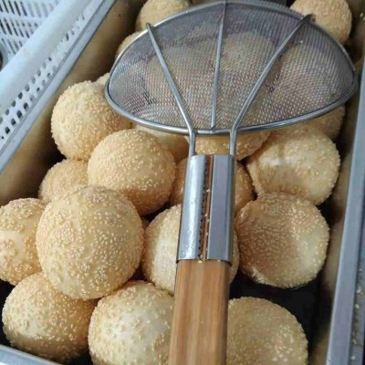 大麻球油炸速冻早餐面食豆沙馅芝麻球空心早饭麻团商用速冻半成品图3