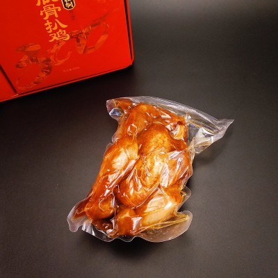 凤起 德州脱骨扒鸡红色铁盒600g×2只 山东特产批发图2