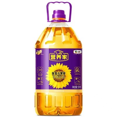 福临门营养家黄金小黑葵葵花仁油 5L 食用油