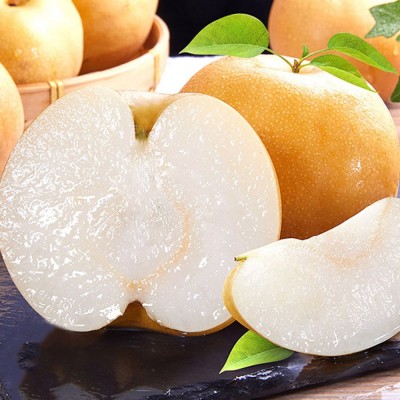 批发/一件代发山东莱阳羊脂秋月梨皮薄脆甜多汁当季新鲜时令水果图3