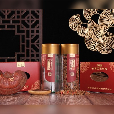 东北特产 长白山灵芝礼盒煲汤泡酒过节送礼产地批发图2