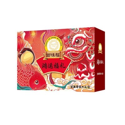 年货坚果礼盒零食大礼包特产干果礼盒炒货独立包装一件代发批发图4
