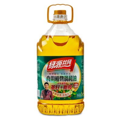 绿源井冈 茶籽橄榄食用植物调和油5L 食用油 物理压榨图4