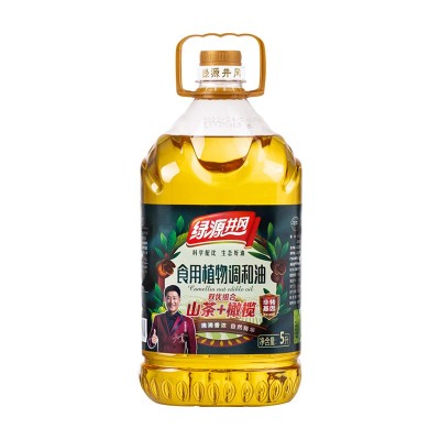 绿源井冈 山茶橄榄调和油5L 物理压榨家用食用油厂家直销粮油图3
