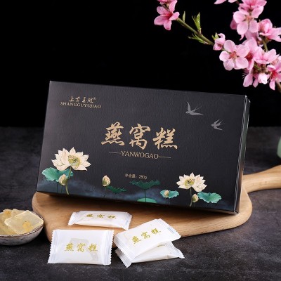 东阿正品阿胶糕 即食燕窝糕 厂家批发燕窝阿胶固元糕礼盒装280克图3