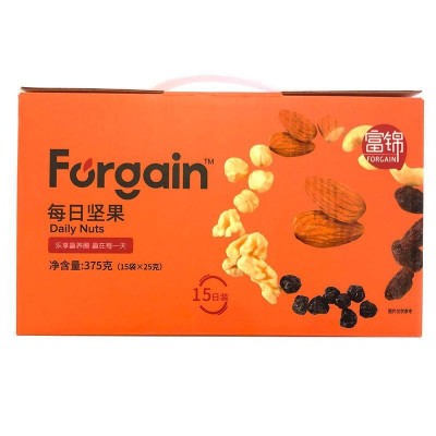 富锦礼盒装375g15天装每日坚果混合小包装年货坚果组合干果仁零食图4
