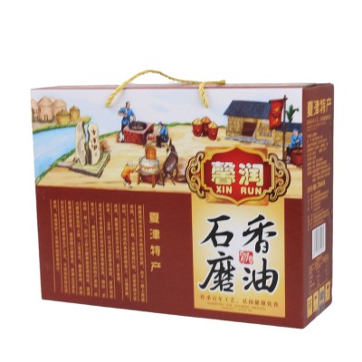 礼盒装香油 小磨香油调菜拌馅芝麻油火锅串串香油碟礼盒装芝麻油图5