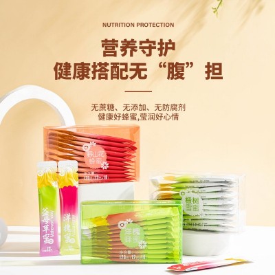 蜂蜜源头工厂纯正天然袋装蜂蜜盒装便携蜂蜜批发蜂蜜条状12g*10袋图3