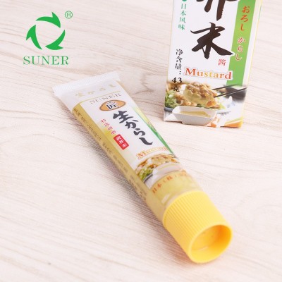 三人食品黄芥末酱 香辣调味酱 日本传统工艺调味品 芥末酱批发43g图4