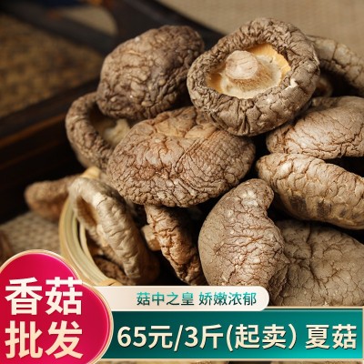 70元1斤随州特产农家干蘑菇花茹干货香菇栎木大花菇夏面菇图4