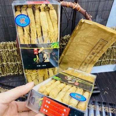 长白山人参整支干人参生晒参泡酒煲汤整盒多规格图2