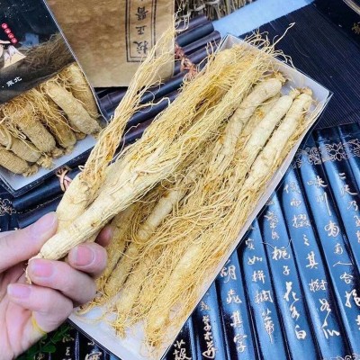 长白山人参整支干人参生晒参泡酒煲汤整盒多规格图4