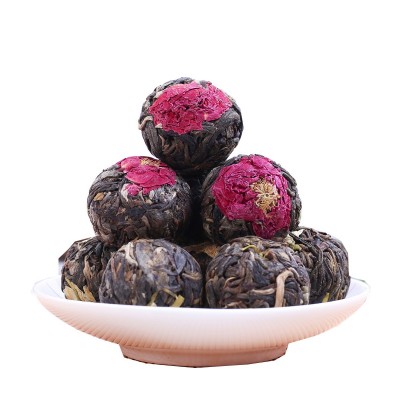 龙珠普洱茶 龙珠调味花茶重瓣玫瑰白菊黄菊牡丹茉莉花茶沱批发图5