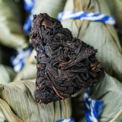 批发云南普洱茶2024年端午粽子茶 一颗一泡熟茶散装500克图2