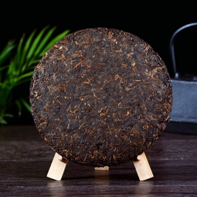普洱茶饼云南普洱茶熟茶 云南七子饼茶357g 普洱黑茶勐海厂家批发图2