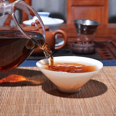 延初茶业 03年宫廷普洱勐海七子饼茶 珍藏普洱熟茶 饼茶 云南茶叶图3