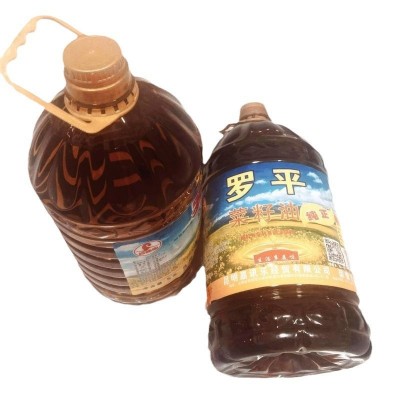 福味园罗平菜籽油纯正5L非转基因物理压榨家庭食用植物油厂家批发图5