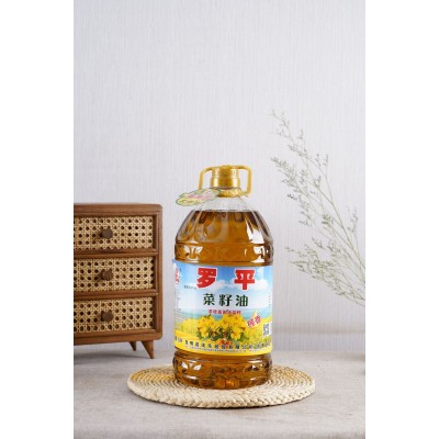 福味园罗平纯香菜籽油5L家庭植物油原生态罗平菜籽油云南罗平菜籽图2