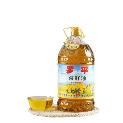 福味园罗平纯香菜籽油5L家庭植物油原生态罗平菜籽油云南罗平菜籽图5