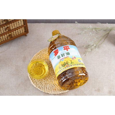 福味园罗平纯香菜籽油5L家庭植物油原生态罗平菜籽油云南罗平菜籽