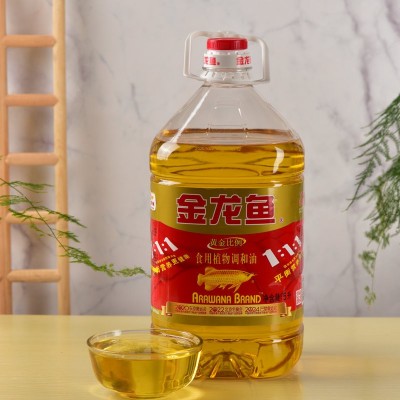 金龙鱼植物调和油5L 1:1:1比例批发食用植物油桶装家用炒菜用油图3