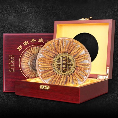 西藏那曲冻干虫草礼盒装 一手货源干货滋补品断草冬虫夏草批发图2