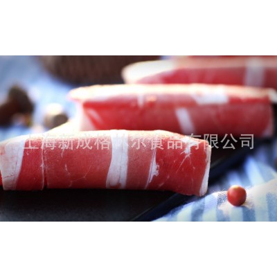 正丰源厂家店直销酒店餐馆家庭火锅涮锅食材 原切牛肉片卷 肥牛卷图2