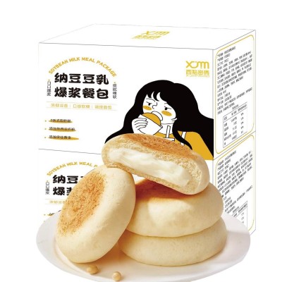 【一件代发】纳豆豆乳餐包爆款夹心面包代餐欧包休闲早餐营养健康图5