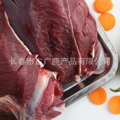 厂家直销吉林新鲜鹿肉整只产地货源梅花鹿熟食冷 冻散装鹿肉干图2