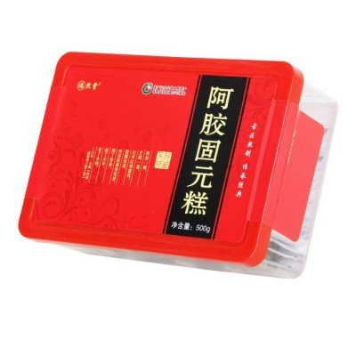 山东阿胶固元糕500g一盒东阿原产阿胶熬制阿胶块片即食阿胶糕厂家