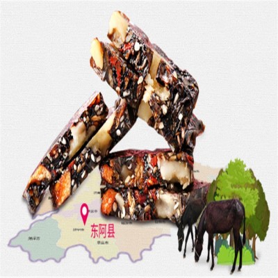 山东阿胶固元糕500g一盒东阿原产阿胶熬制阿胶块片即食阿胶糕厂家图3