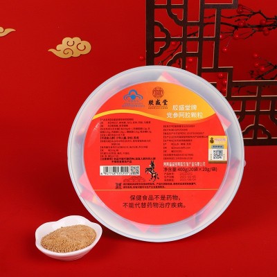 胶盛堂牌党参阿胶颗粒冲剂驴胶速溶颗粒冲饮即食东阿原产厂家批发图2