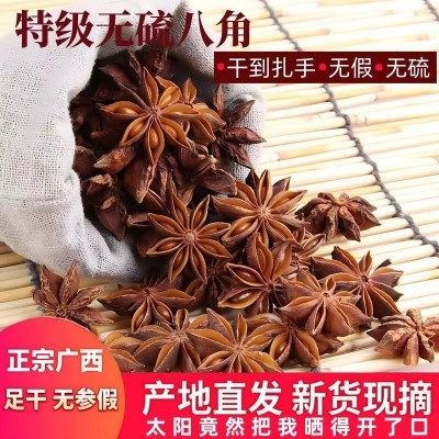 广西八角大料批发八角花椒桂皮大料正宗火锅烧烤炒菜腌肉香料调料