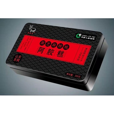 山东东阿贵胶堂阿胶糕天齐阿胶厂家直发黑芝麻核桃阿胶糕200克图3